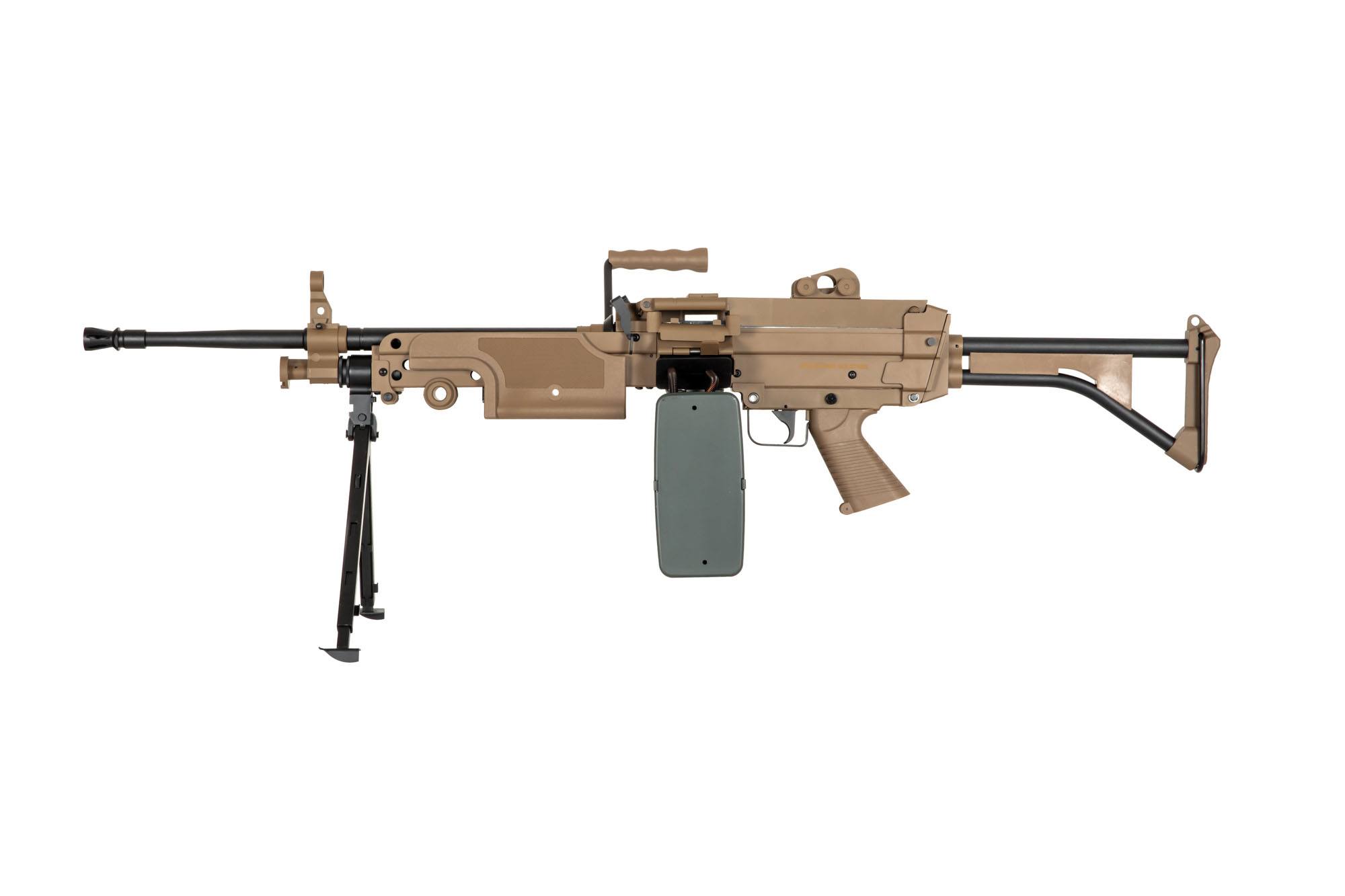 SPECNA ARMS – SA-249 MK1 CORE Machine Gun Replica -Tan -SPE-01-028613-00