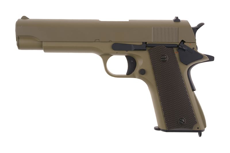 CYMA – CM123 Electric Pistol Replica – Tan -CYM-01-019696-00