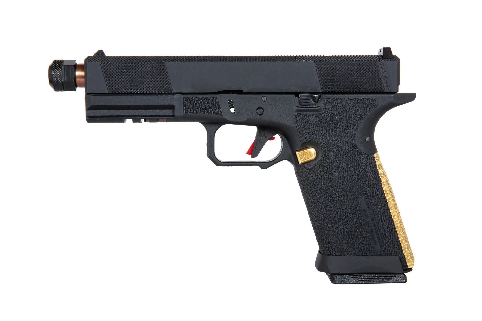 SPECNA ARMS – SAI BLU Pistol Replica – Black/Gold -SPE-02-035691-00