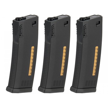 KWA MS120 Midcap Magazine 3 Pack – Black -197-04300