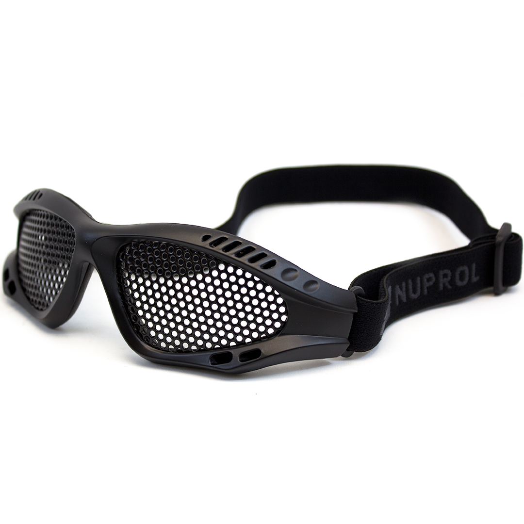 NUPROL SHADES Mesh Eye Protection Black (Small)