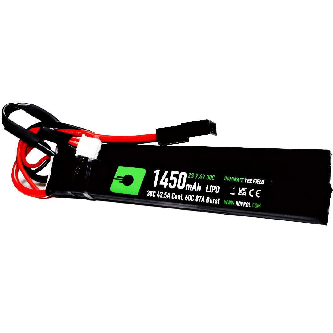 NUPROL LiPo Battery 1450mAh 7.4v 30c (DBL|Small Tamiya)