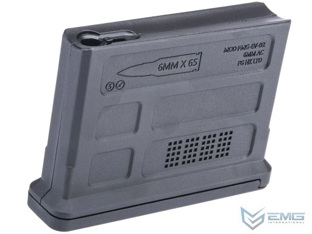 EMG Helios EV01/EV02 Series Magazine by ARES (Short – 65 Rounds – EV-MAG-002-BK)