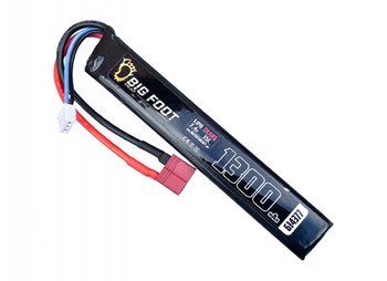 Big Foot – Heat Lipo Battery 1300 mAh 7.4v 20c (Stick – 120mm – DEANS) -614377