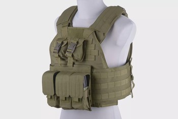 GFC Tactical – Plate Carrier Tactical Vest – Olive Drab -GFT-18-018404-00