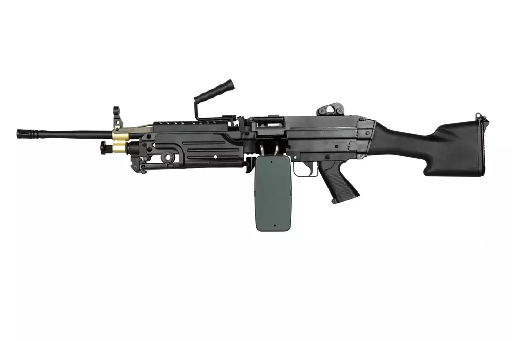 SPECNA ARMS – M249 (SA-249) MK2 EDGE Machine Gun Replica – Black -SPE-01-032946-00