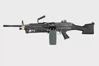 SPECNA ARMS – M249 (SA-249) MK2 EDGE Machine Gun Replica – Black -SPE-01-032946-00