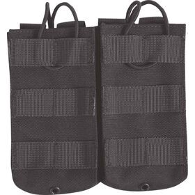 VIPER- Quick Release Double Mag Pouch – Black -VMCASQRBLK