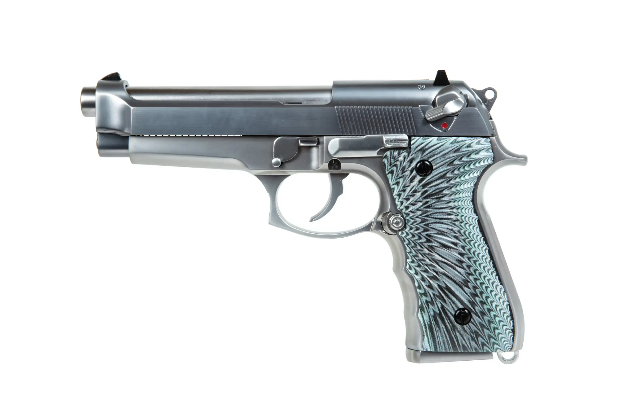 WE – Replica of the M92 Eagle Pistol – Chrome -WET-02-035379-00