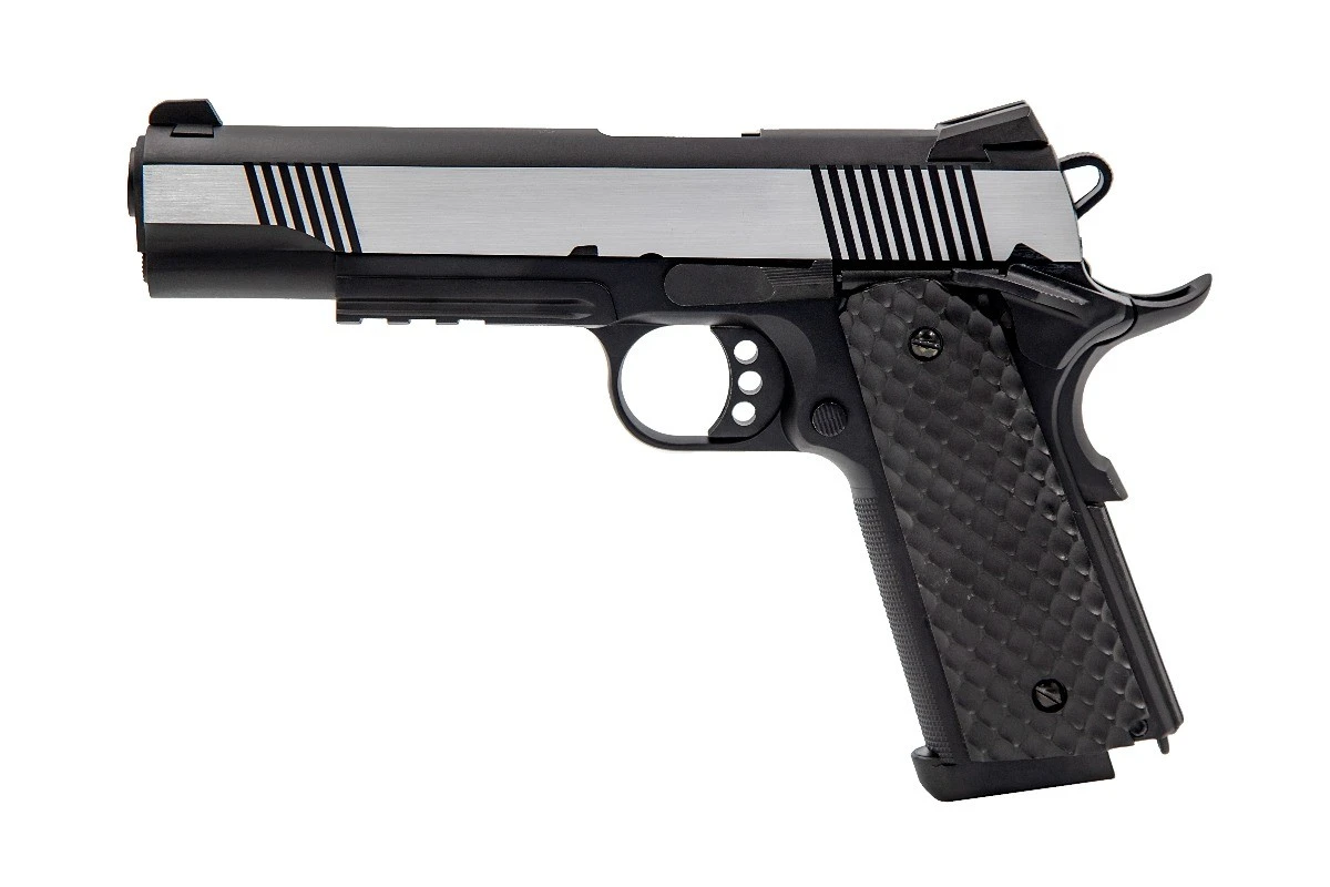 RAVEN 1911/MEU-R GBB Pistol (Silver|Black)