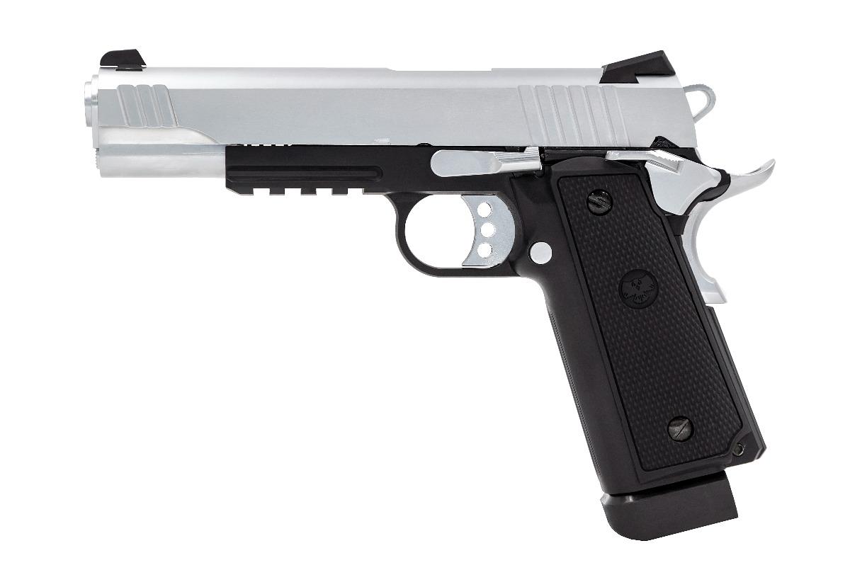 RAVEN – Hi-Capa R14 Railed – Silver -RGP-03-30