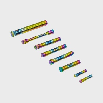 CTM AAP-01 Stainless Steel Pin Set – Electroplated Rainbow – CTM-KIT-0351