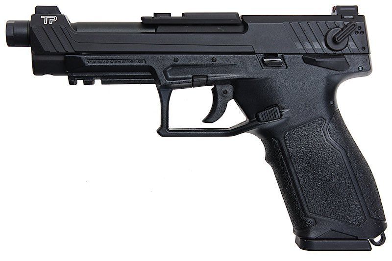 TITANIUM TACTICAL INDUSTRY – Airsoft TP22 Competition Gas Blowback Pistol – Black -111620