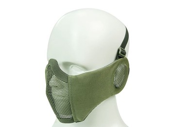 Big Foot – Strike Steel Mesh Mask with Ear Protection – Olive Drab -612101