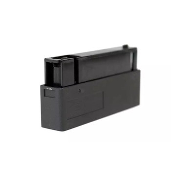 WELL – 25 Rounds Metal Low-Cap Magazine for Well Sniper Rifle Replicas – Black -WEL-05-000497-00