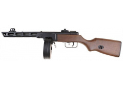 Snow Wolf PPSH AEG (SW-09 - Dual Magazine - Faux Wood)