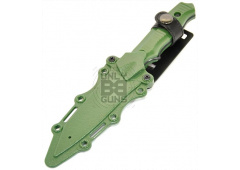 Rubber Knife with Hard Holster (OD)