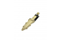 Rubber Knife with Hard Holster (Tan)