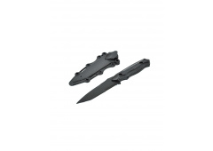 KNV-TD018-BK Rubber Knife with Hard Holster (Black) (KNV-TD018-BK)