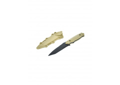 KNV-TD018-TN Rubber Knife with Hard Holster (Tan) (KNV-TD018-TN)