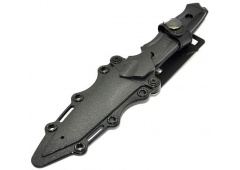 Rubber Knife with Hard Holster (Black)
