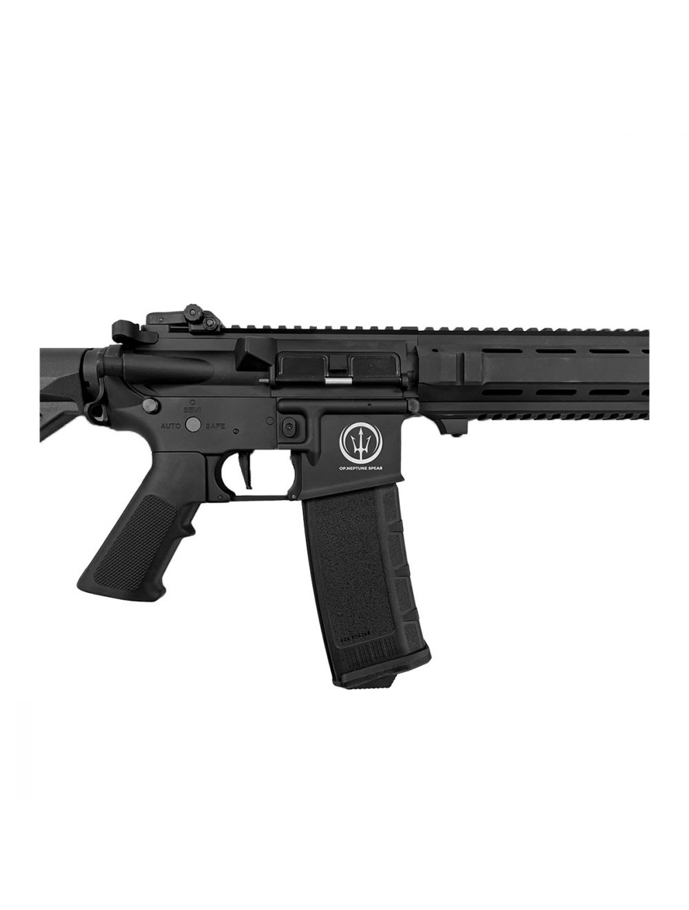 Rossi L119A2 Style Neptune SAS 10.5 AEG with Mosfet (Full Metal - Programmable Trigger - Black) - Image 3